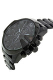 Diesel Mega Chief Chronograph Black Dial Black Stainless Steel Watch For Men - DZ4355