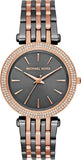 Michael Kors Darci Analog Quartz Grey Dial Two Tone Steel Strap Watch For Women - MK3584