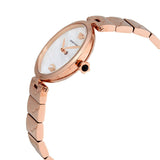 Emporio Armani Mother of Pearl Dial Rose Gold Steel Strap Watch For Women - AR11236