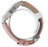 Audemars Piguet Royal Oak Quartz Diamonds Pink Dial Pink Leather Strap Watch for Women - 67601ST.ZZ.D057CR.01