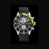 IWC Aquatimer Automatic Chronograph Black Dial Black Rubber Strap Watch for Men - IW376709