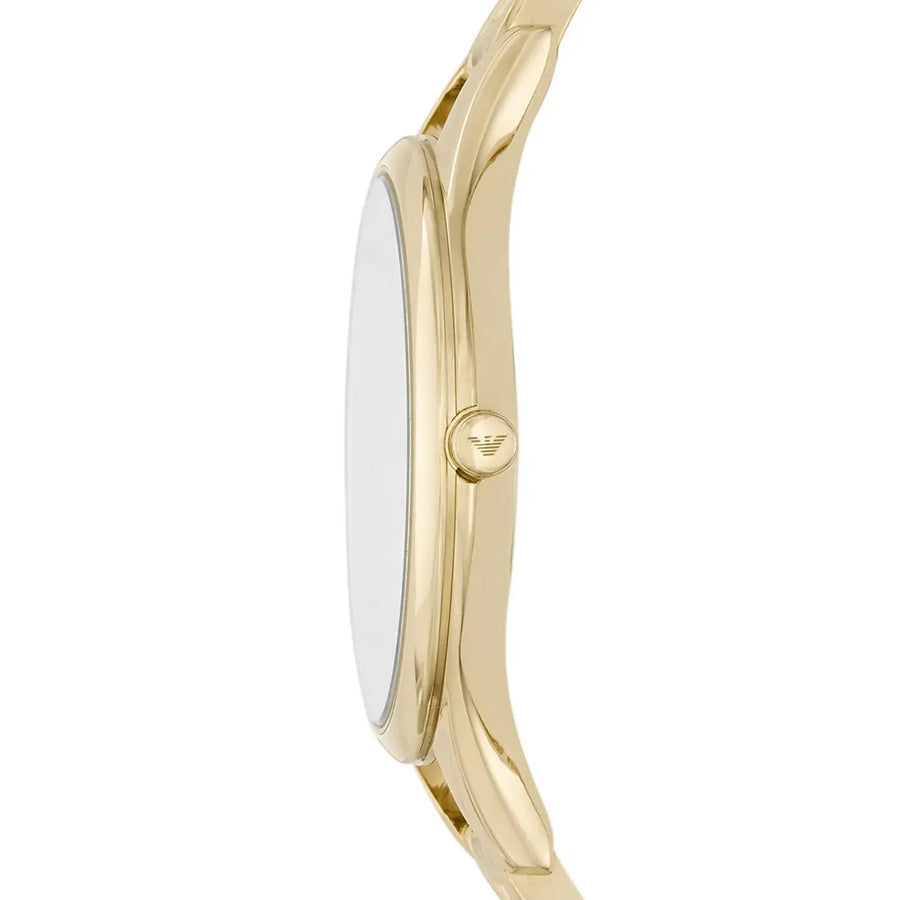 Emporio Armani Aurora Multitone Dial Gold Steel Strap Watch for Women - AR11140