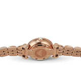 Emporio Armani Gianni T-Bar Mother of Pearl Dial Rose Gold Steel Strap Watch For Women - AR11203