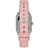 Emporio Armani Quartz White Dial Pink Leather Strap Watch For Women - AR11207