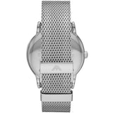 Emporio Armani Luigi Analog Black Dial Silver Mesh Bracelet Watch For Men - AR11272