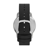 Emporio Armani Aviator Quartz Black Dial Black Leather Strap Watch For Men - AR11336