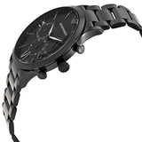 Emporio Armani Giovanni Chronograph Black Dial Black Steel Strap Watch For Men - AR11349