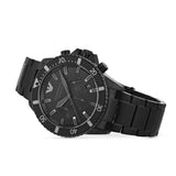 Emporio Armani Diver Chronograph Black Dial Black Steel Strap Watch For Men - AR11363