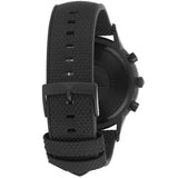 Emporio Armani Renato Chronograph Black Dial Black Nylon Strap Watch For Men - AR11457