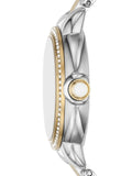 Emporio Armani Mia Quartz Mother of Pearl Dial Two Tone Steel Strap Watch For Women - AR11524