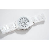 Emporio Armani Chronograph Ceramic White Dial Watch For Women - AR1403