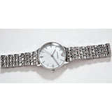 Emporio Armani Classic Quartz Mother of Pearl Dial Silver Steel Strap Watch For Women - AR1602