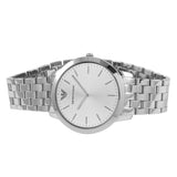 Emporio Armani Classic Quartz Silver Dial Silver Steel Strap Watch For Men - AR1745