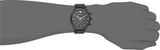 Emporio Armani Dress Chronograph Black Dial Black Leather Strap Watch For Men - AR1918