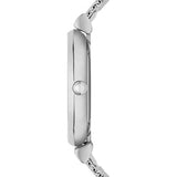 Emporio Armani Gianni T Bar Mother of Pearl Dial Stainless Steel Strap Watch For Women - AR1955