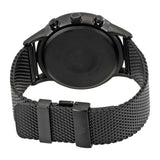 Emporio Armani Renato Chronograph Black Dial Black Mesh Bracelet Watch For Men - AR2498