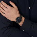 Emporio Armani Renato Chronograph Quartz Blue Dial Grey Steel Strap Watch For Men - AR2505