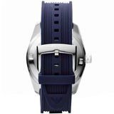 Emporio Armani Sportivo Chronograph Quartz Blue Dial Blue Rubber Strap Watch For Men - AR6045