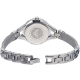 Emporio Armani Quartz Silver Dial Silver Steel Strap Watch For Women - AR7361