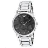 Emporio Armani Classic Quartz Grey Dial Silver Steel Strap Watch For Men - AR11134