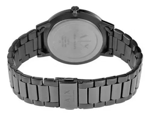 Armani Exchange Cayde Analog Grey Dial Grey Steel Strap Watch For Men  - AX2722