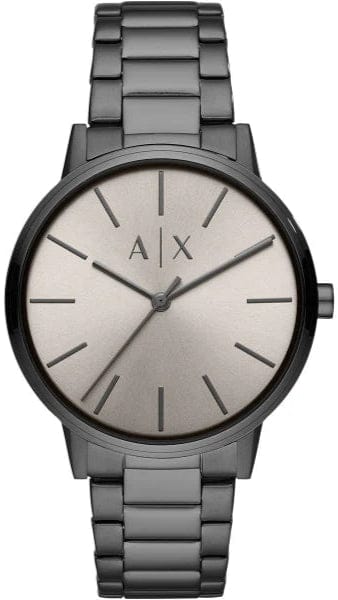 Armani Exchange Cayde Analog Grey Dial Grey Steel Strap Watch For Men  - AX2722