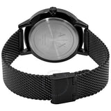 Armani Exchange Cayde Chronograph Black Dial Black Mesh Strap Watch For Men - AX2716