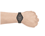 Armani Exchange Drexler Chronograph Black Dial Black Steel Strap Watch For Men - AX2601