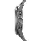 Armani Exchange Drexler Chronograph Grey Dial Grey Steel Strap Watch For Men - AX2603