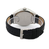 Armani Exchange Hampton Chronograph Black Dial Black Leather Strap Watch For Men - AX2101