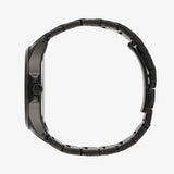 Armani Exchange Hampton Chronograph Black Dial Black Steel Strap Watch For Men - AX2413