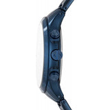 Armani Exchange Hampton Chronograph Blue Dial Blue Steel Strap Watch For Men - AX2430