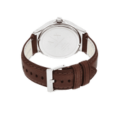 Armani Exchange Hampton Chronograph Blue Dial Brown Leather Strap Watch For Men - AX2133