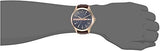 Armani Exchange Hampton Chronograph Blue Dial Brown Leather Strap Watch For Men - AX2172