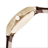 Armani Exchange Hampton Chronograph Blue Dial Brown Leather Strap Watch For Men - AX2172