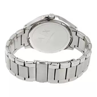 Armani Exchange Hampton Chronograph Blue Dial Silver Steel Strap Watch For Men - AX2178