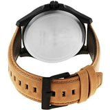 Armani Exchange Hampton Chronograph Green Dial Brown Leather Strap Watch For Men - AX2412