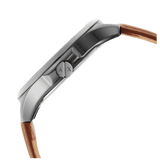 Armani Exchange Hampton Chronograph Grey Dial Brown Leather Strap Watch For Men - AX2414