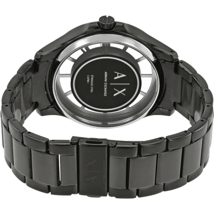 Armani Exchange Hampton Chronograph Grey Dial Grey Steel Strap Watch For Men - AX2188