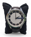 Armani Exchange Hampton Chronograph White Dial Brown Leather Strap Watch For Men - AX2187