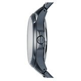 Armani Exchange Hampton Skeleton Grey Dial Blue Steel Strap Watch For Men - AX2401