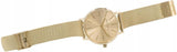 Armani Exchange Lola Analog Gold Dial Gold Mesh Strap Watch For Women - AX5536