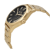 Armani Exchange Nico Analog Black Dial Gold Steel Strap Watch For Men - AX2328