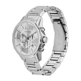 Armani Exchange Outerbanks Chronograph Silver Dial Silver Steel Strap Watch For Men - AX7141
