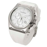 Emporio Armani Sportivo Analog Quartz White Dial White Rubber Strap Watch For Men - AR6103