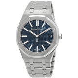 Audemars Piguet Royal Oak 50th Anniversary Automatic Blue Dial Silver Steel Strap Watch for Men - 15510ST.OO.1320ST.01