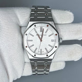 Audemars Piguet Royal Oak Automatic White Dial Silver Steel Strap Watch for Men - 15510ST.OO.1320ST.03