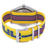 Gucci G Timeless Quartz Yellow & Purple Dial Yellow & Purple NATO Strap Watch For Men - YA1264069