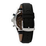 Maserati Circuito Chronograph Analog White Dial Black Leather Strap Watch for Men - R8871627005