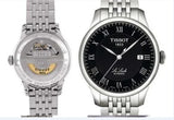 Tissot T Classic Le Locle Automatic Black Dial Silver Steel Strap Watch For Women - T41.1.483.53